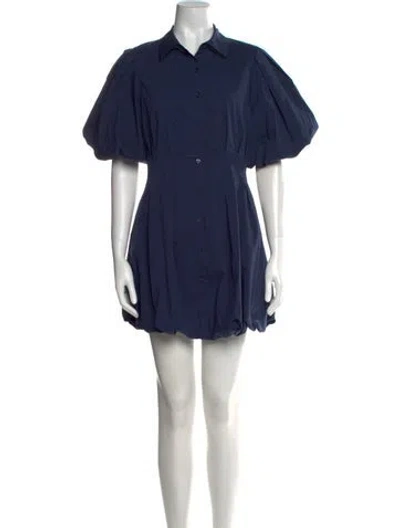 Pre-owned Simkhai Mini Dress In Blue