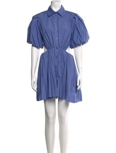 Pre-owned Simkhai Mini Dress In Blue