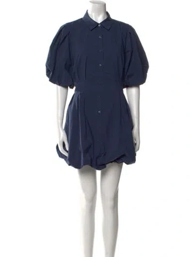 Pre-owned Simkhai Mini Dress In Blue
