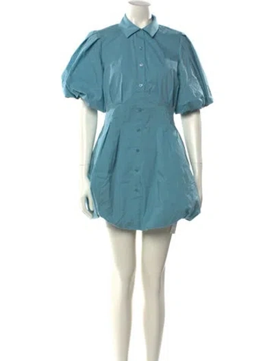 Pre-owned Simkhai Mini Dress In Blue