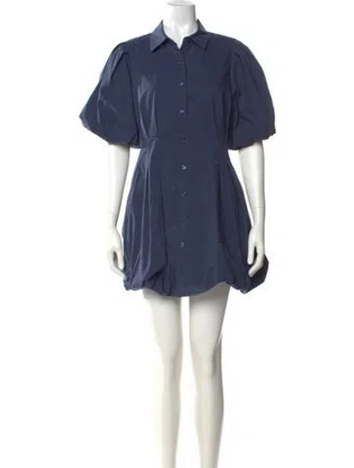 Pre-owned Simkhai Mini Dress In Blue