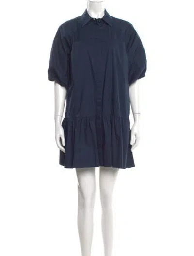 Pre-owned Simkhai Mini Dress In Blue