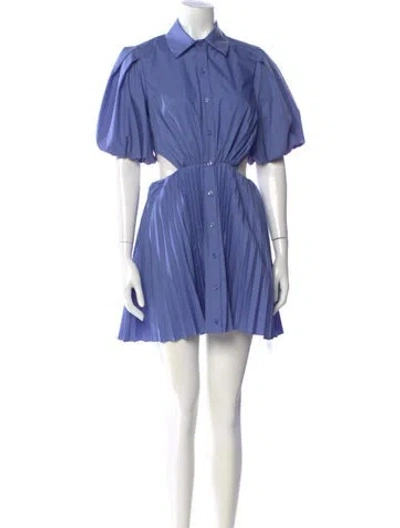 Pre-owned Simkhai Mini Dress In Blue