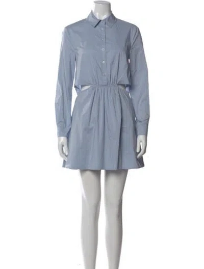Pre-owned Simkhai Mini Dress In Blue