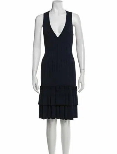 Pre-owned Simkhai Mini Dress In Blue