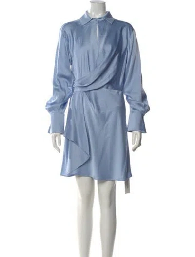 Pre-owned Simkhai Mini Dress In Blue