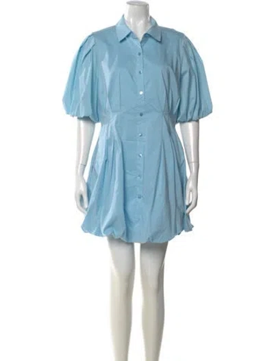 Pre-owned Simkhai Mini Dress In Blue