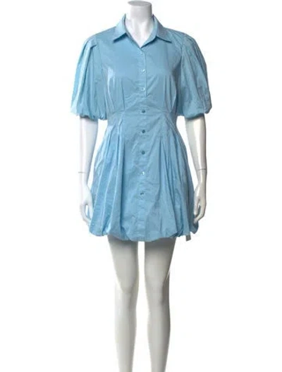 Pre-owned Simkhai Mini Dress In Blue