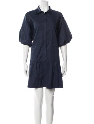 Pre-owned Simkhai Mini Dress In Blue