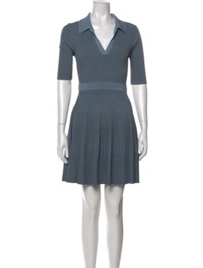 Pre-owned Simkhai Mini Dress In Blue