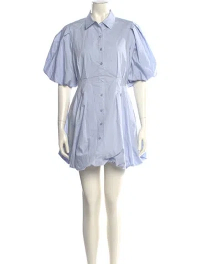 Pre-owned Simkhai Mini Dress In Blue