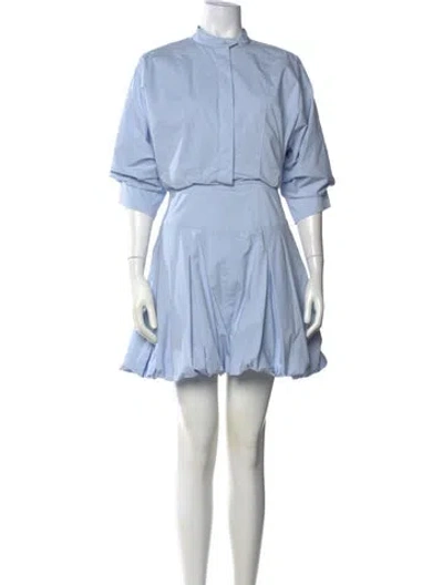 Pre-owned Simkhai Mini Dress In Blue