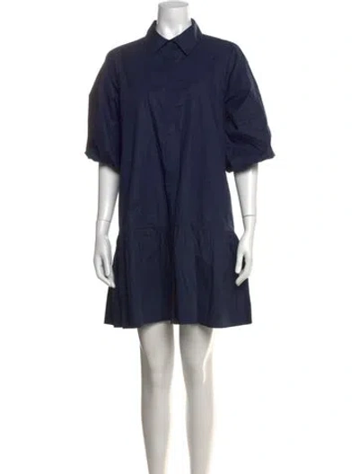 Pre-owned Simkhai Mini Dress In Blue
