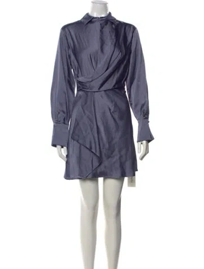 Pre-owned Simkhai Mini Dress In Blue