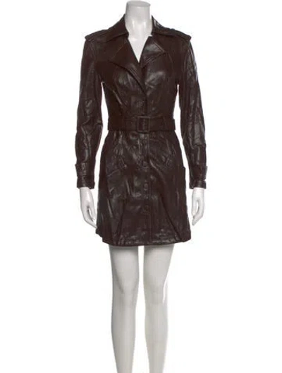 Pre-owned Simkhai Mini Dress In Brown