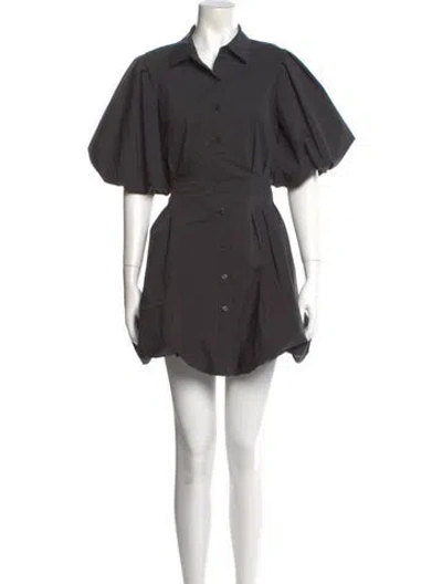 Pre-owned Simkhai Mini Dress In Gray