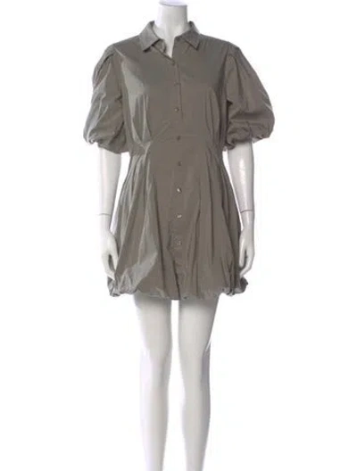 Pre-owned Simkhai Mini Dress In Gray