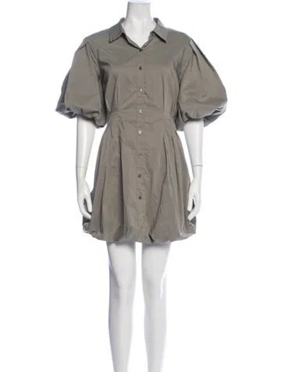 Pre-owned Simkhai Mini Dress In Gray