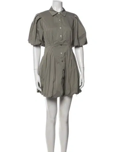 Pre-owned Simkhai Mini Dress In Gray