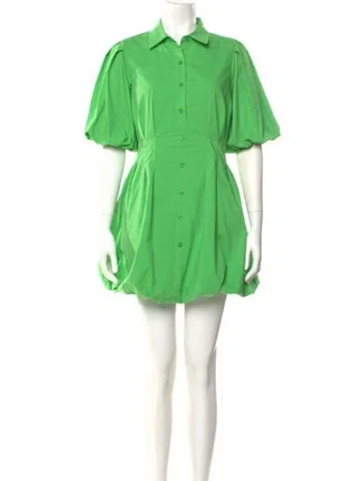 Pre-owned Simkhai Mini Dress In Green