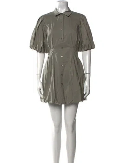 Pre-owned Simkhai Mini Dress In Green