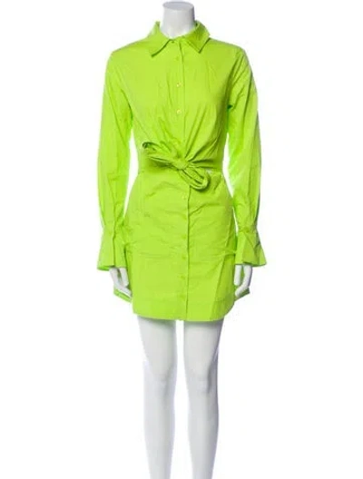 Pre-owned Simkhai Mini Dress In Green