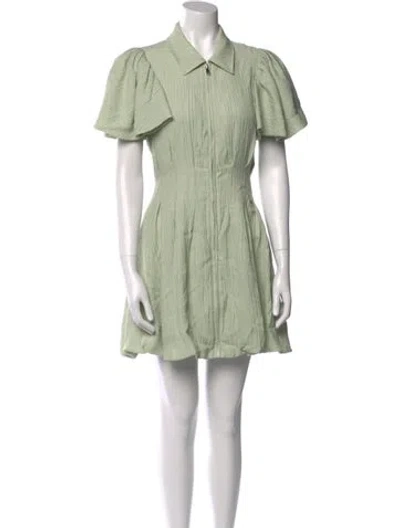 Pre-owned Simkhai Mini Dress In Green