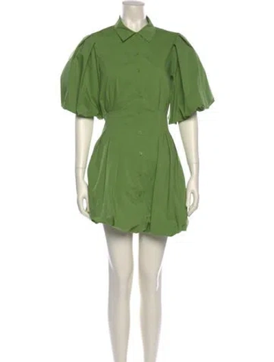 Pre-owned Simkhai Mini Dress In Green
