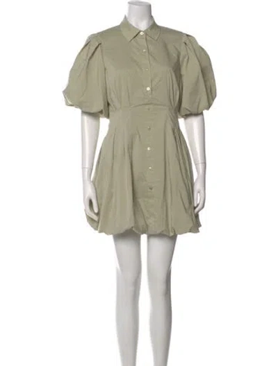 Pre-owned Simkhai Mini Dress In Green