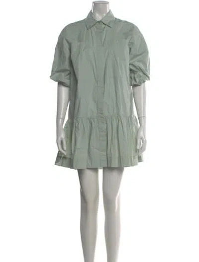 Pre-owned Simkhai Mini Dress In Green