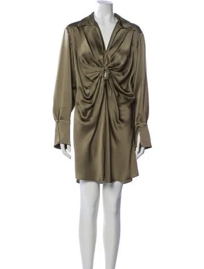 Pre-owned Simkhai Mini Dress In Green