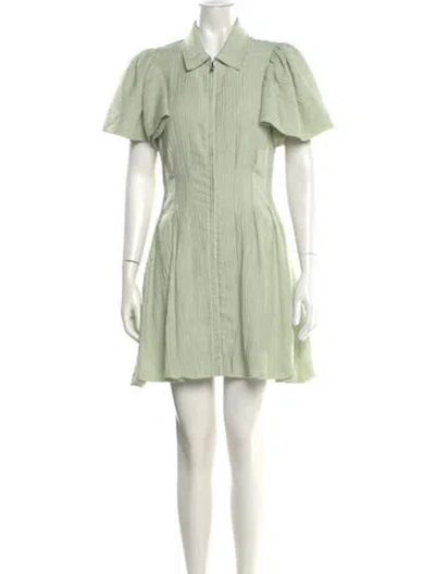 Pre-owned Simkhai Mini Dress In Green