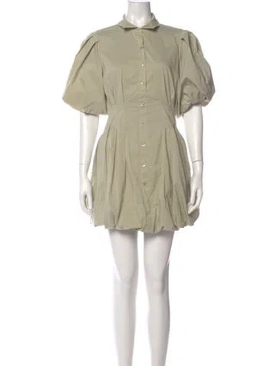 Pre-owned Simkhai Mini Dress In Green
