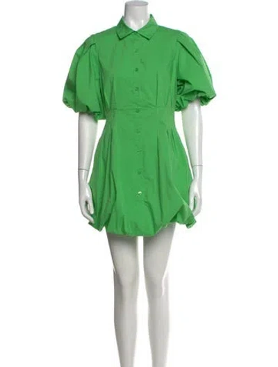 Pre-owned Simkhai Mini Dress In Green