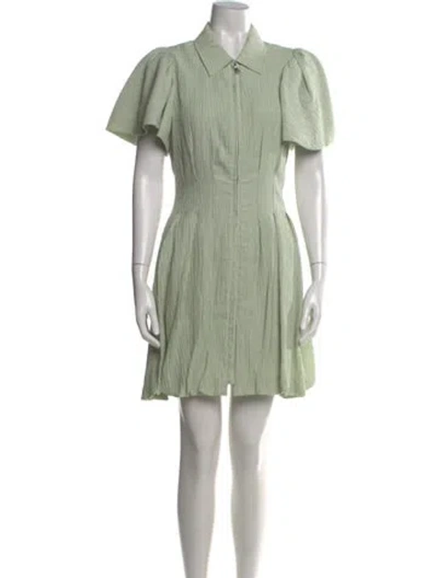 Pre-owned Simkhai Mini Dress In Green