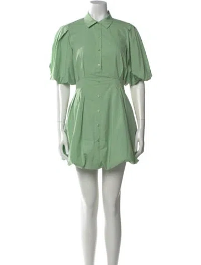 Pre-owned Simkhai Mini Dress In Green