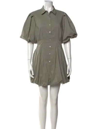 Pre-owned Simkhai Mini Dress In Green