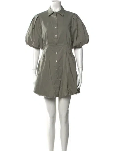 Pre-owned Simkhai Mini Dress In Green
