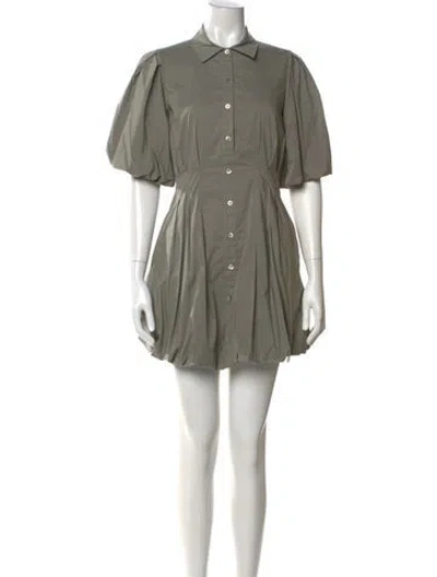 Pre-owned Simkhai Mini Dress In Green