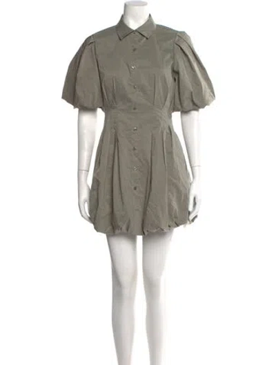 Pre-owned Simkhai Mini Dress In Green