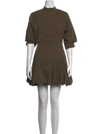 Pre-owned Simkhai Mini Dress In Green
