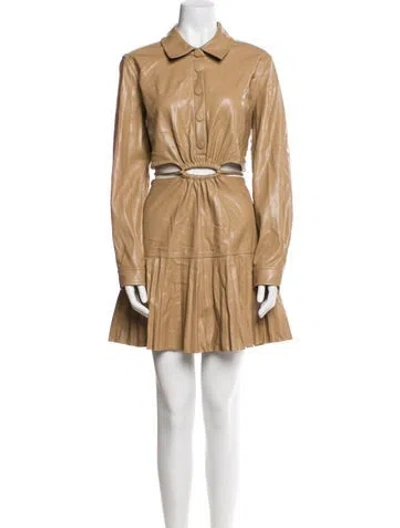 Pre-owned Simkhai Mini Dress In Neutral