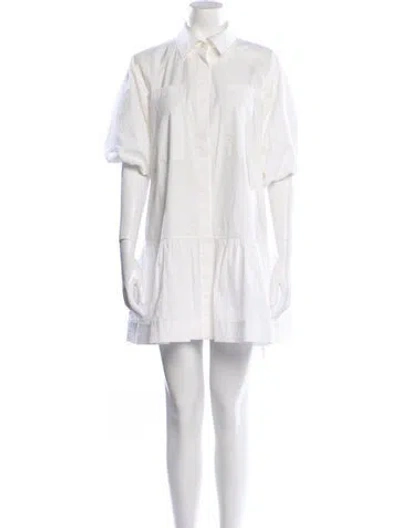 Pre-owned Simkhai Mini Dress In Neutral