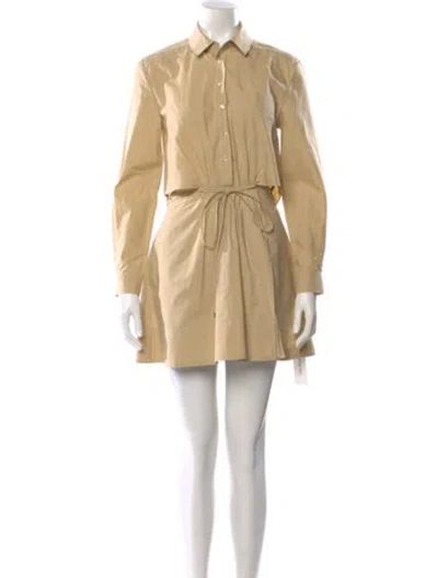 Pre-owned Simkhai Mini Dress In Neutral