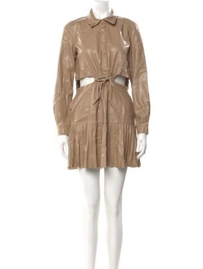 Pre-owned Simkhai Mini Dress In Neutral