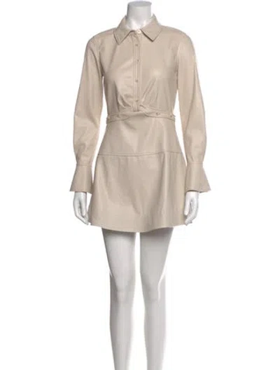 Pre-owned Simkhai Mini Dress In Neutral