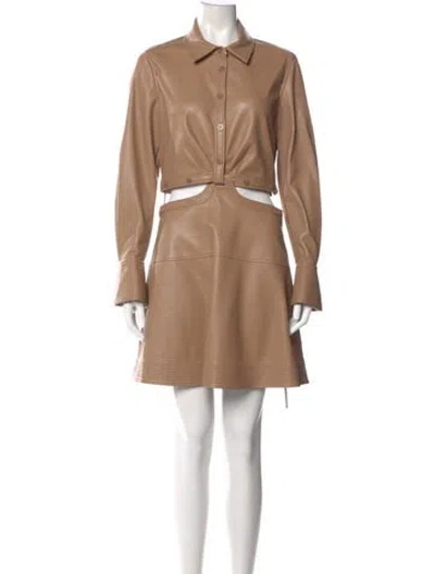 Pre-owned Simkhai Mini Dress In Neutral