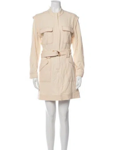 Pre-owned Simkhai Mini Dress In Neutral