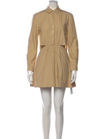 Pre-owned Simkhai Mini Dress In Neutral