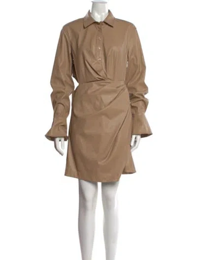 Pre-owned Simkhai Mini Dress In Neutral